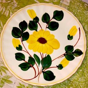 Vintage Blue Ridge hand painted pottery dish